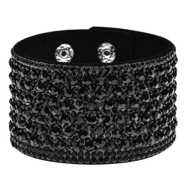 Leather Wide Band Bracelet