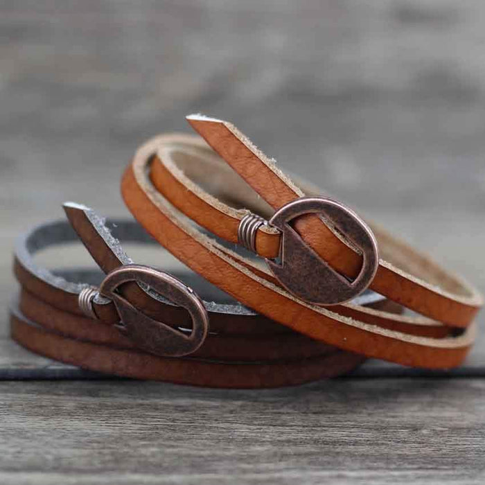 Vintage Multilayer Wrap Leather Bracelet