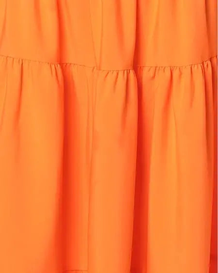 Set with Shirred Crop Top & Maxi Skirt