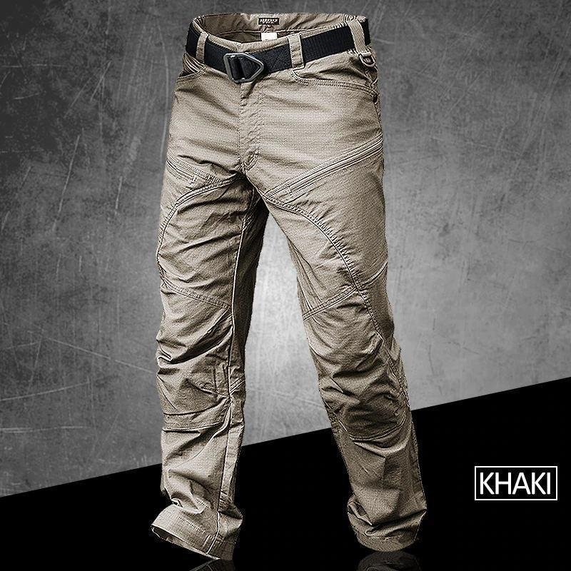 Rugged Outdoor Tactical Waterproof Pants - Multi-Pocket, Ripstop, Quick Dry Design for Adventure Enthusiasts
