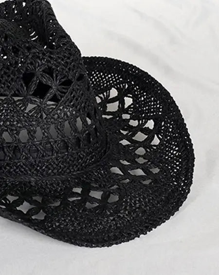 Strocowboyhoed met uitgehold ontwerp 