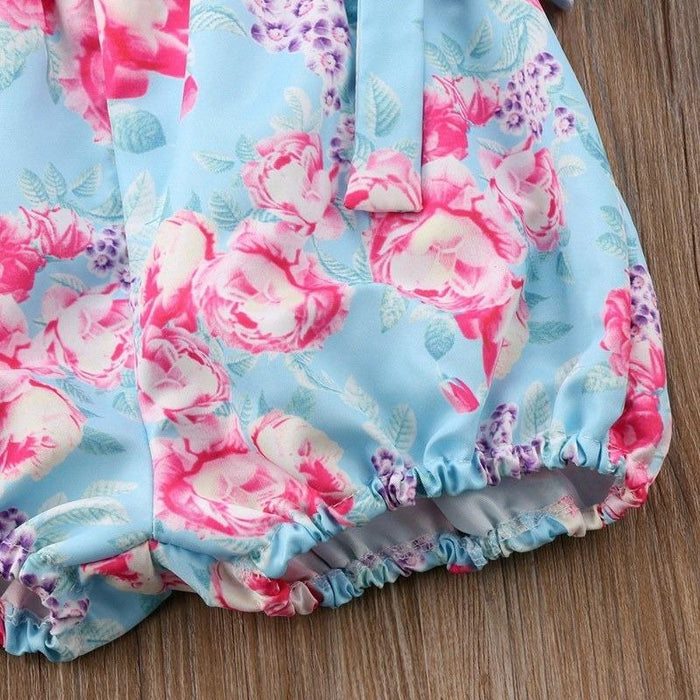 Floral Printed Jumpsuit for Baby Girl