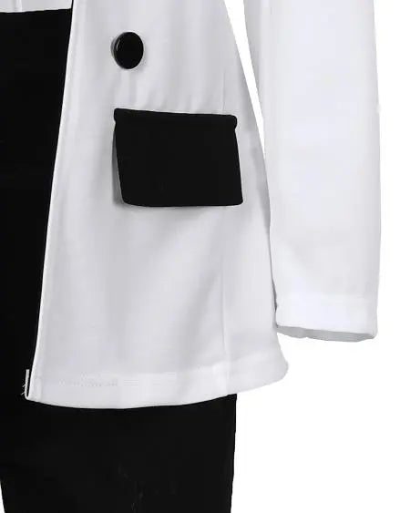 Plain Pants & Double Breasted Blazer Set