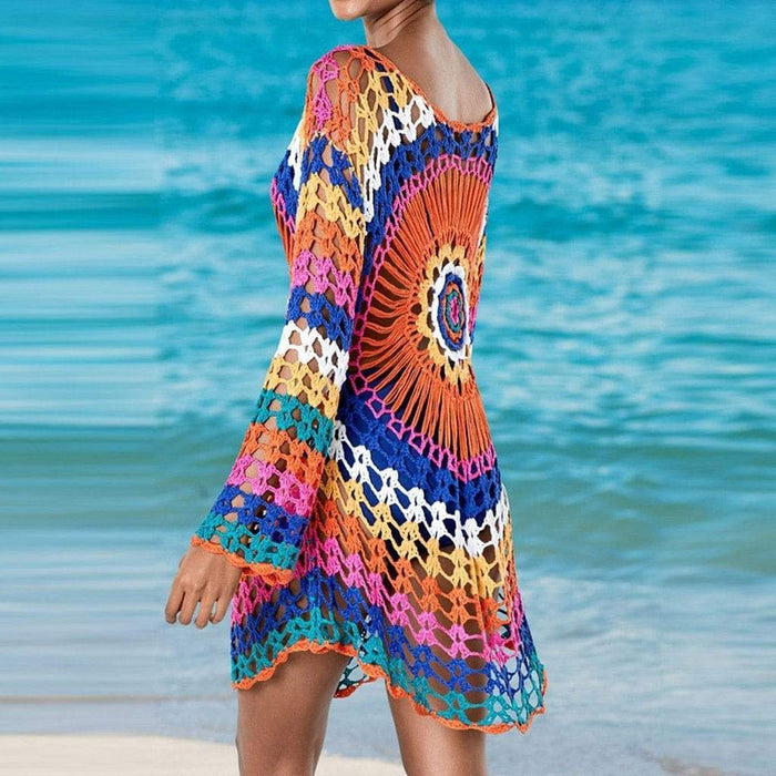 Colorfull Crochet Cover Up