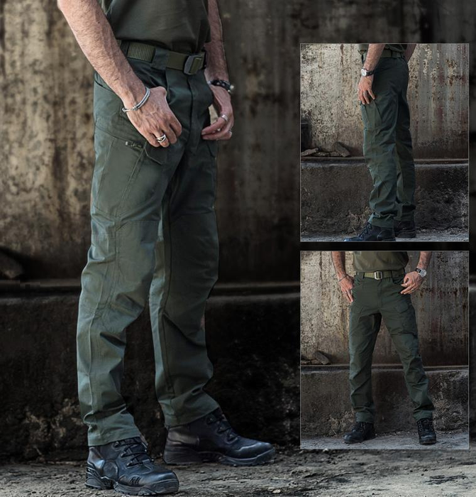 Rugged Outdoor Tactical Waterproof Pants - Multi-Pocket, Ripstop, Quick Dry Design for Adventure Enthusiasts