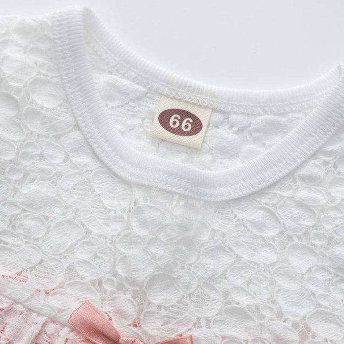 Lace Breathable Bodysuit for Baby Girl