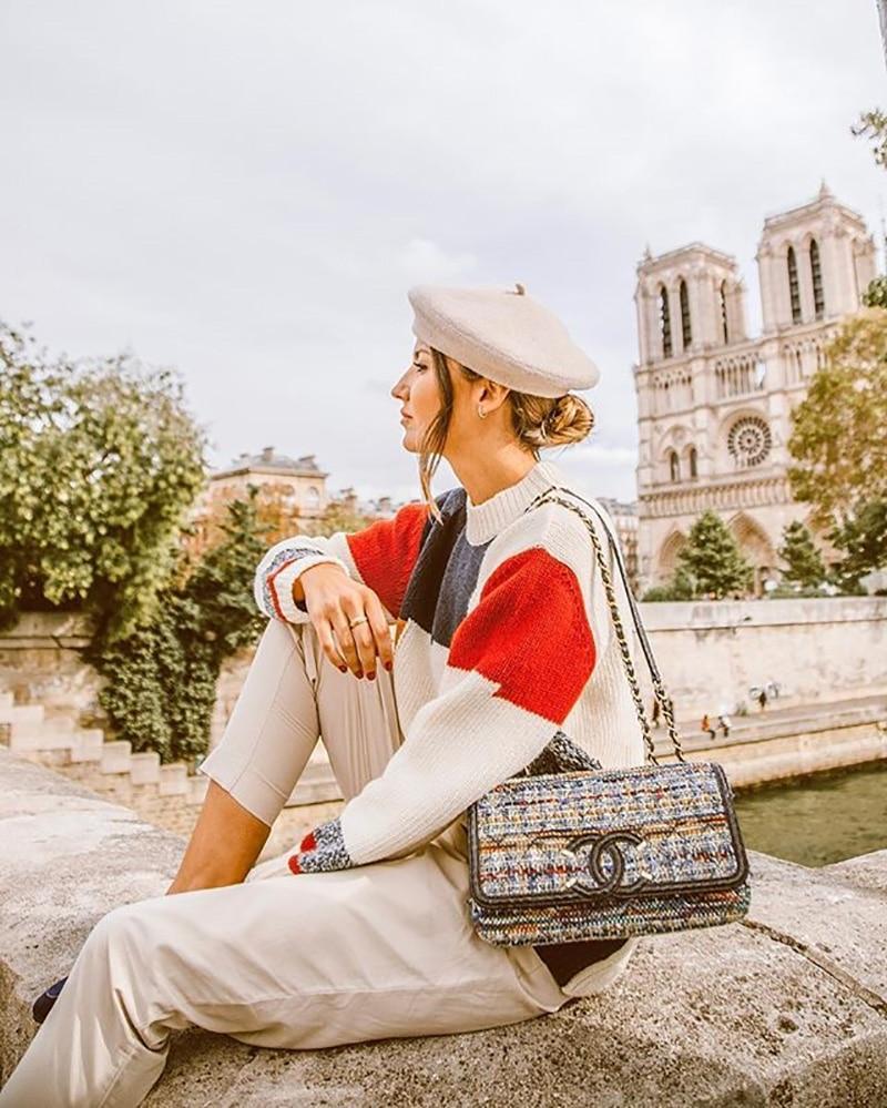 Block Patchwork Sweater