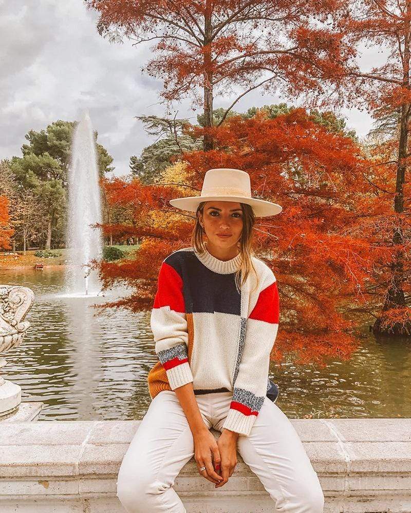 Block Patchwork Sweater