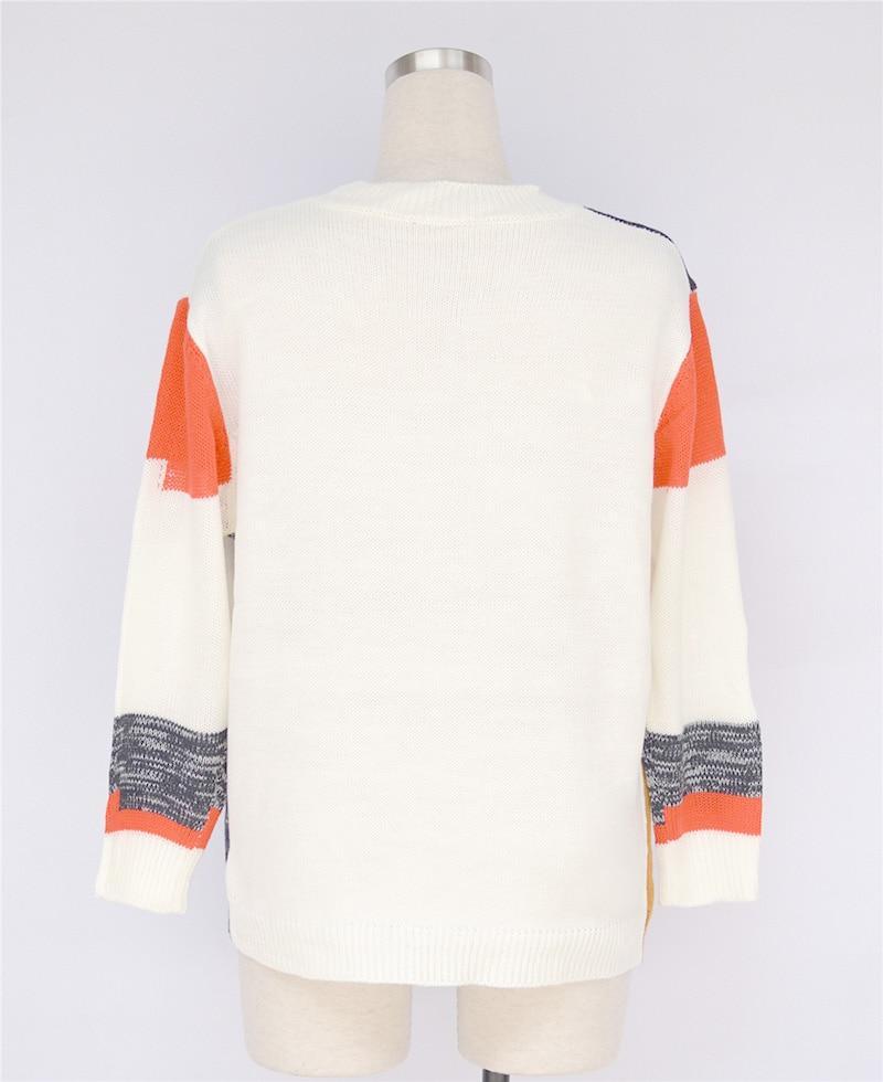 Block Patchwork Sweater