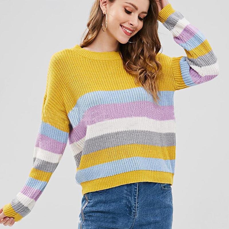 Rainbow Striped Sweater