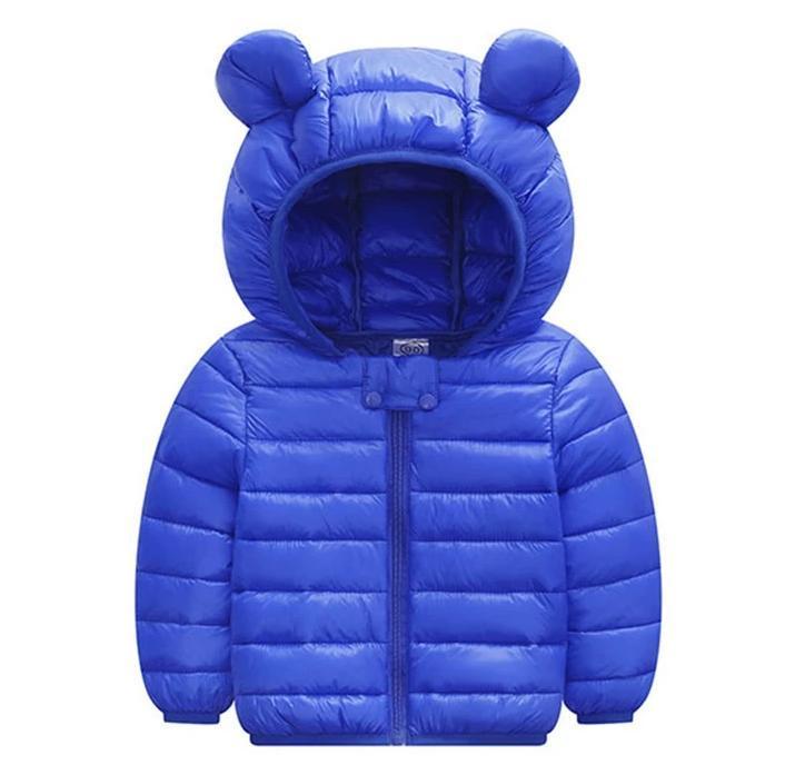 Baby / Toddler Cute Bear Style Solid Hooded Down Coat