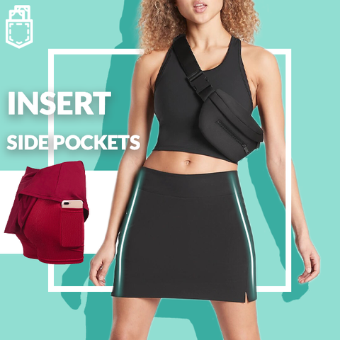 Ultra-thin Breathable Workout Pleated Skort