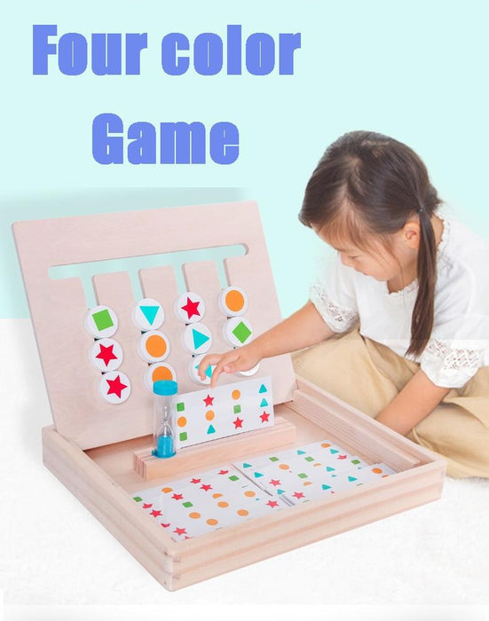 Juguetes Juegos de lógica Diapositiva Rompecabezas Tablero Laberinto a juego