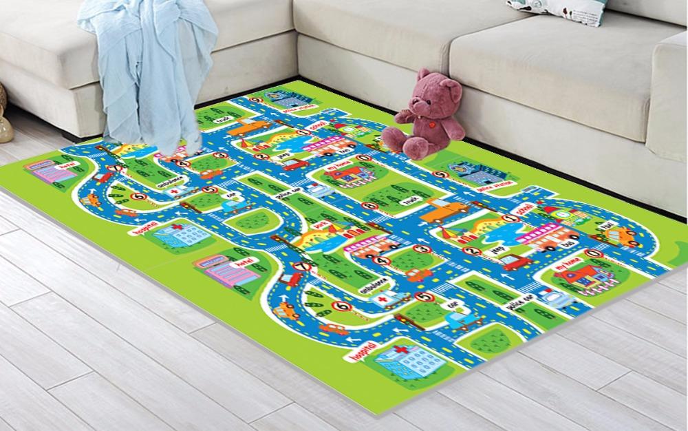 GRAN tapete de juegos colorido para niños