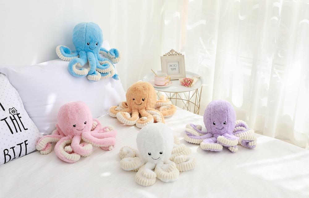 Octopusvormig gevuld pluche speelgoed