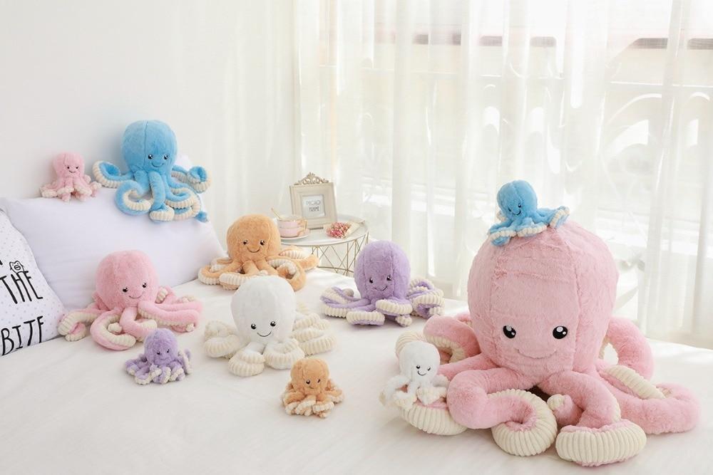 Octopus Shaped Stuffed Plush Toy