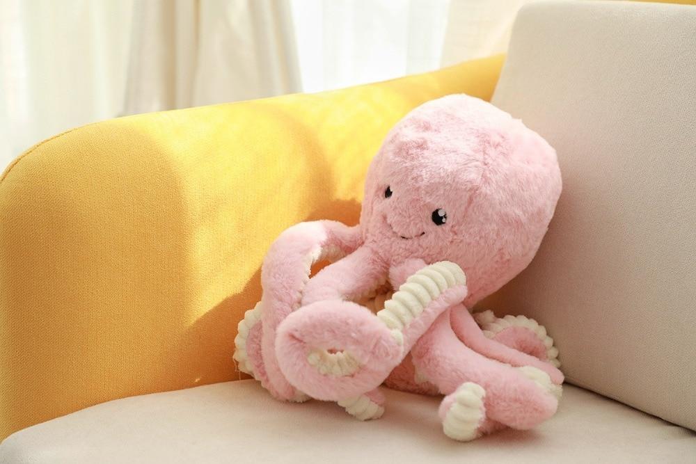 Octopus Shaped Stuffed Plush Toy