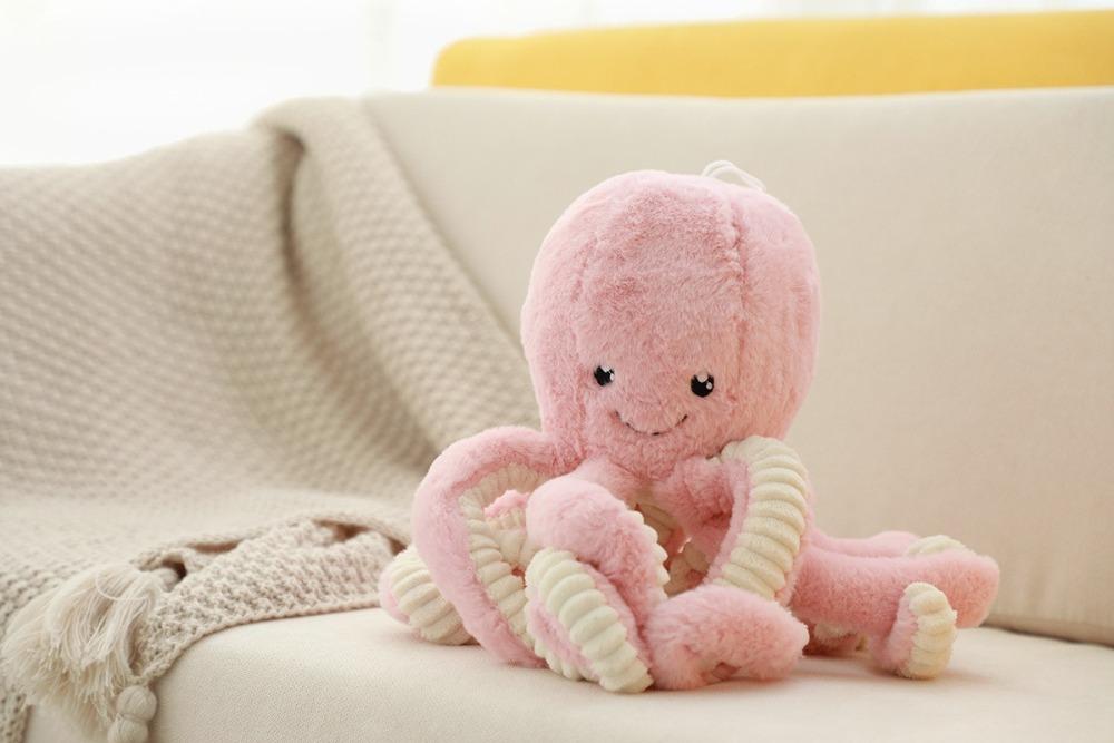 Octopus Shaped Stuffed Plush Toy