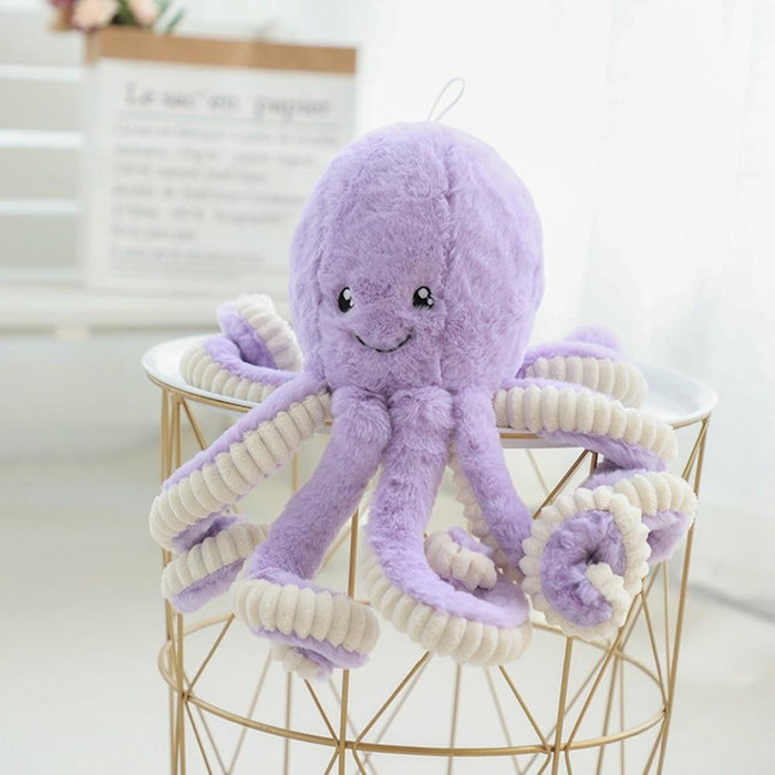 Peluche relleno en forma de pulpo