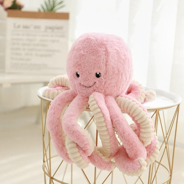 Peluche relleno en forma de pulpo