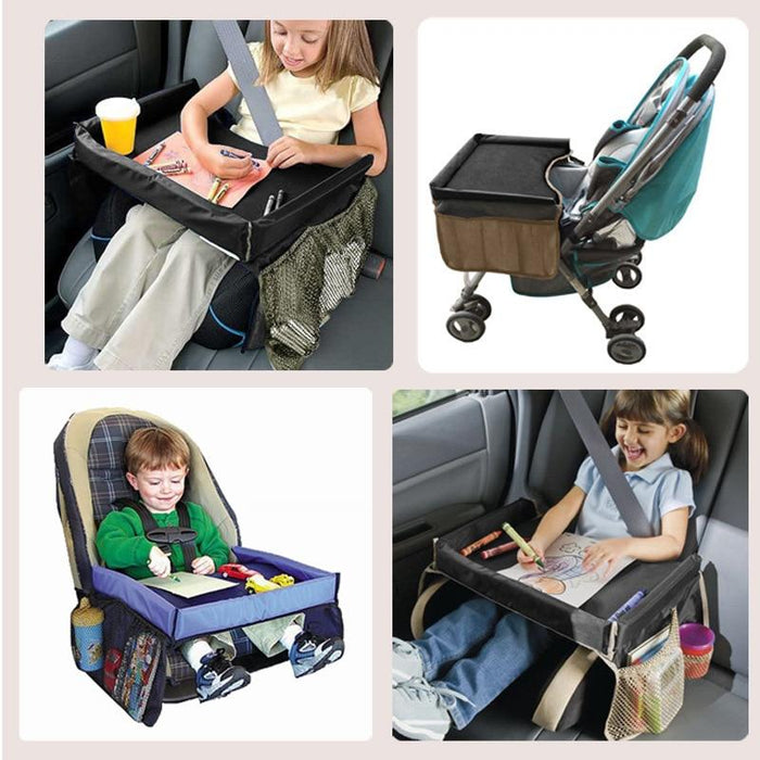 Portable kids travel tray