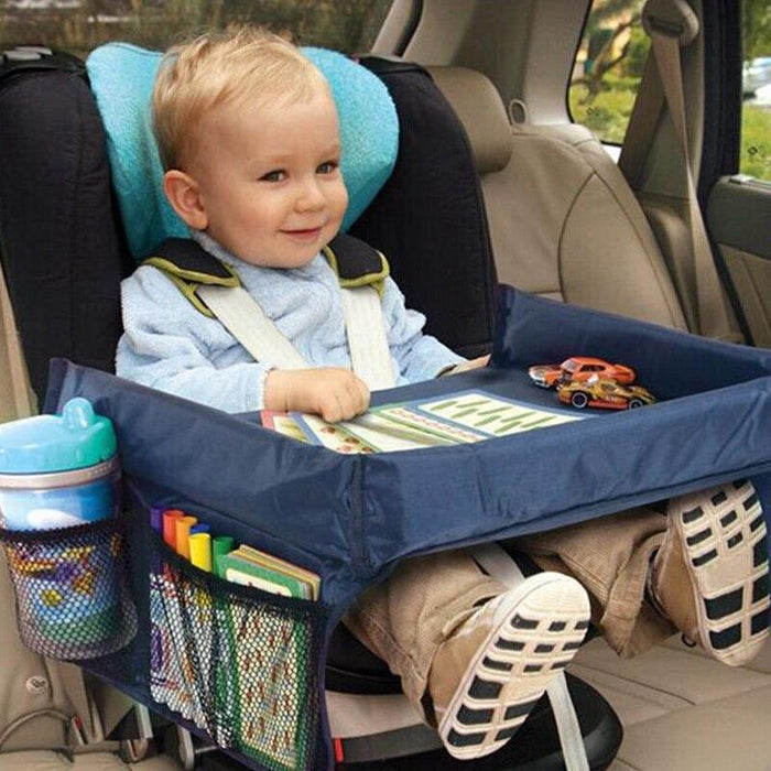 Portable kids travel tray