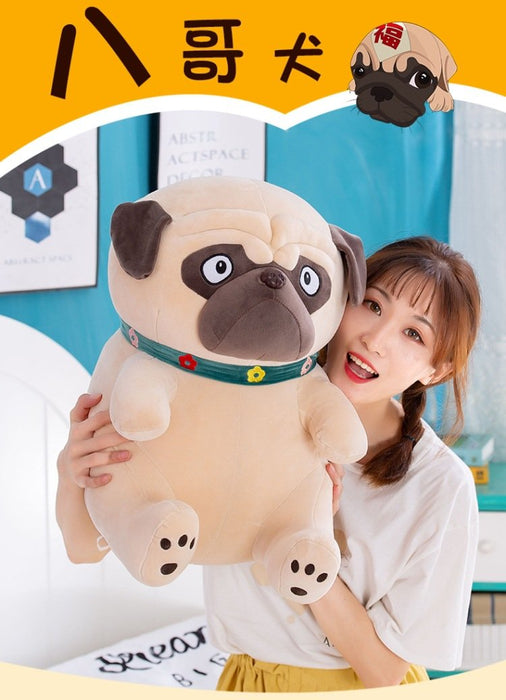 Big Size Pug Dog Plush Toy