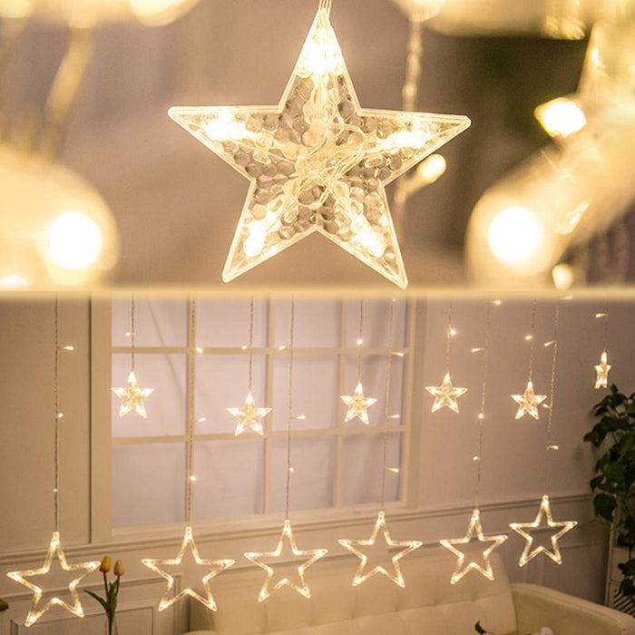 Led Christmas Tree /Elk/Star Fairy Lights Garlands