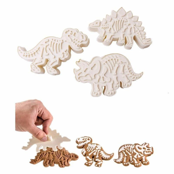 Dinosaur Shaped Cookie Cutter Mold ( 3 pcs )
