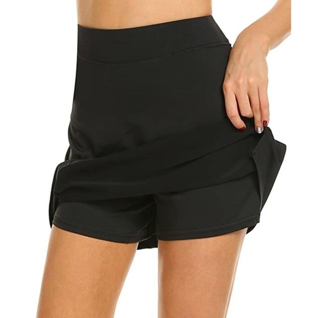 Ultra-thin Breathable Workout Pleated Skort