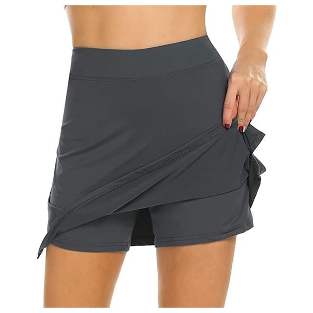 Falda pantalón plisada de entrenamiento transpirable ultrafina