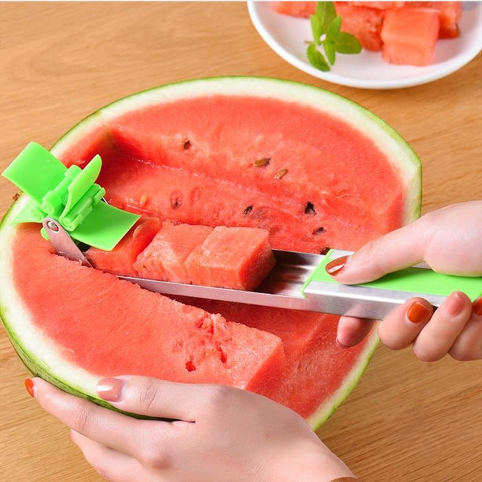 Watermeloen windmolen cutter snijmachine 