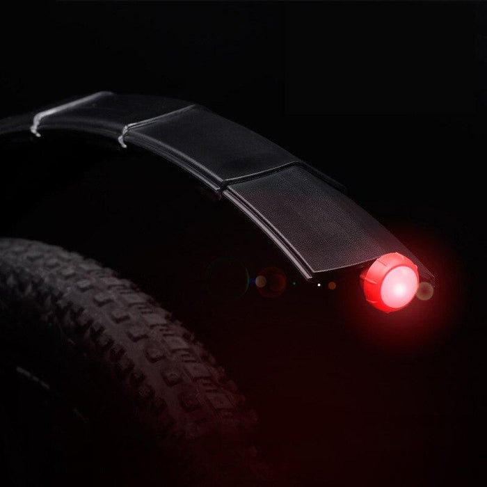 Bicycle retractable mudguard-super pressure resistant, with taillights