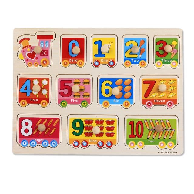 Wooden Hand Grab Board Set Educational Toys & Puzzles