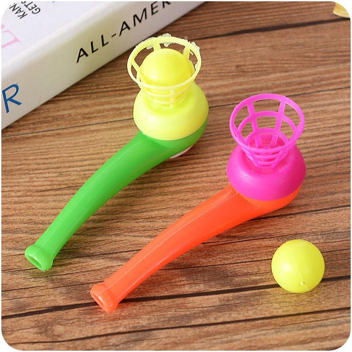 10 Pcs Classic Plastic Pipe & Floating Ball Toy