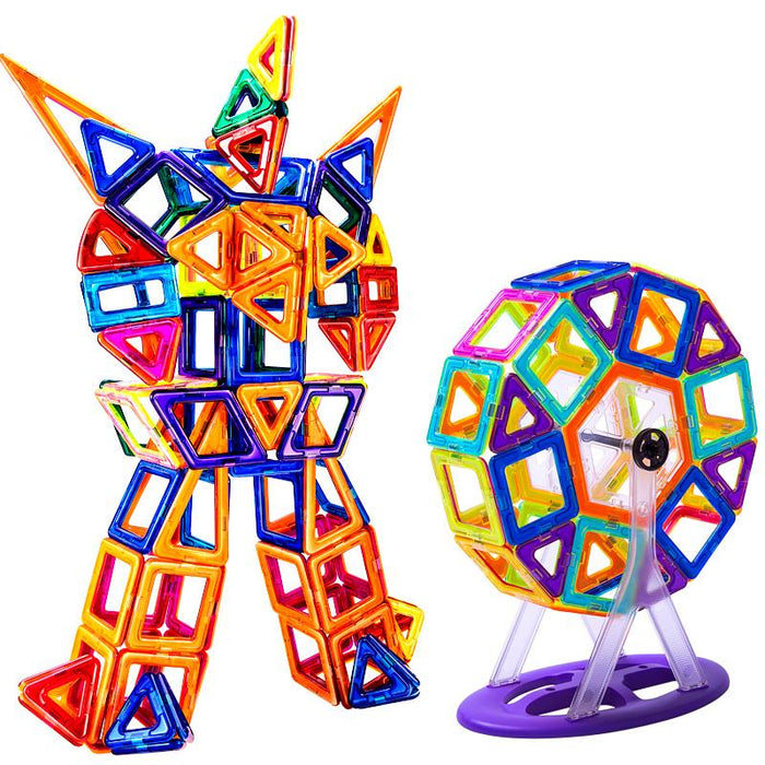 Magnetic Block Building Toy Set