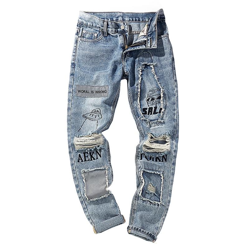 Jeans Met Bijschrift