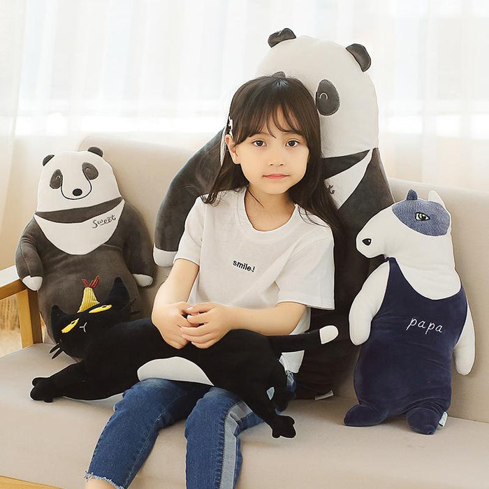 Panda Shark Penguin Elephant Cat Doll Stuffed & Plush Toy
