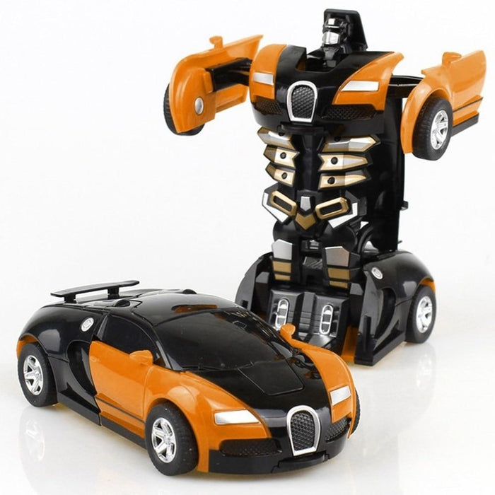 Transformer Robot Bugatti Car