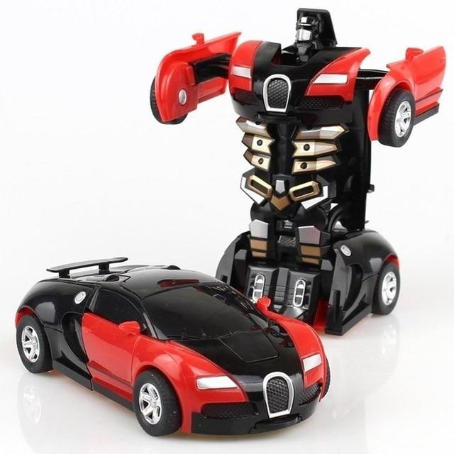 Transformer Robot Bugatti Car