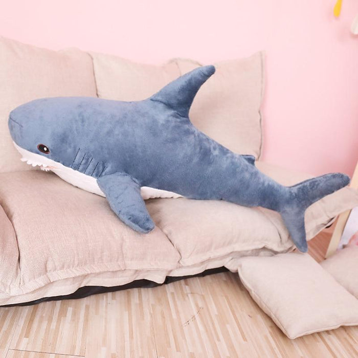 80/100cm Big Size Shark Plush Toy
