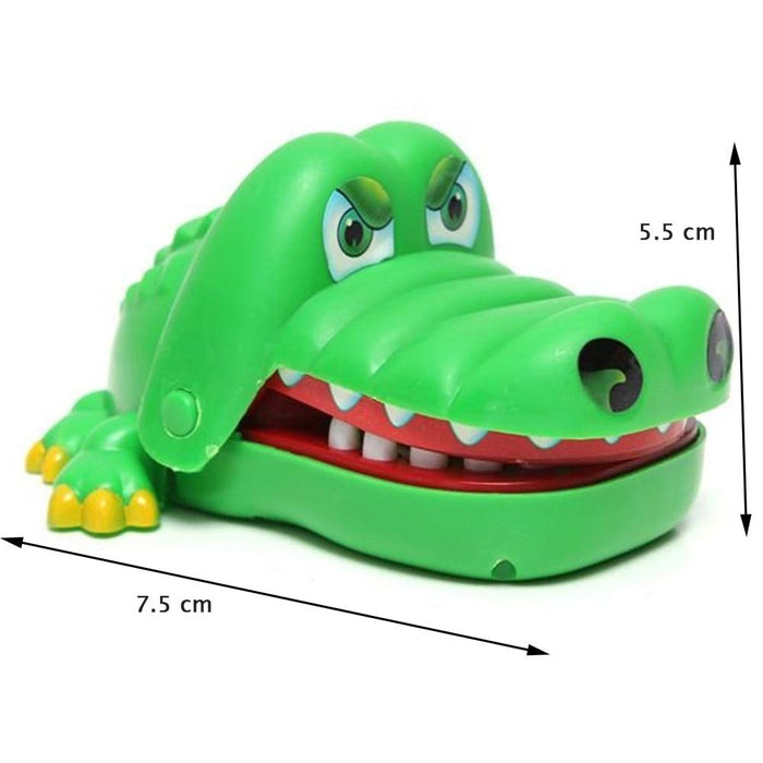 Kleine krokodil mond tandarts bijtvinger spel speelgoed