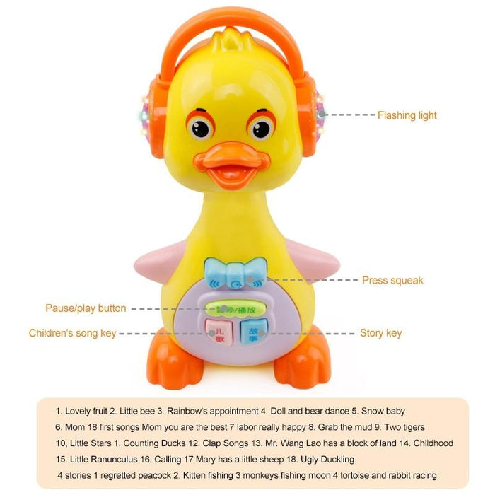 Music Playing & Story Telling Duck Toy