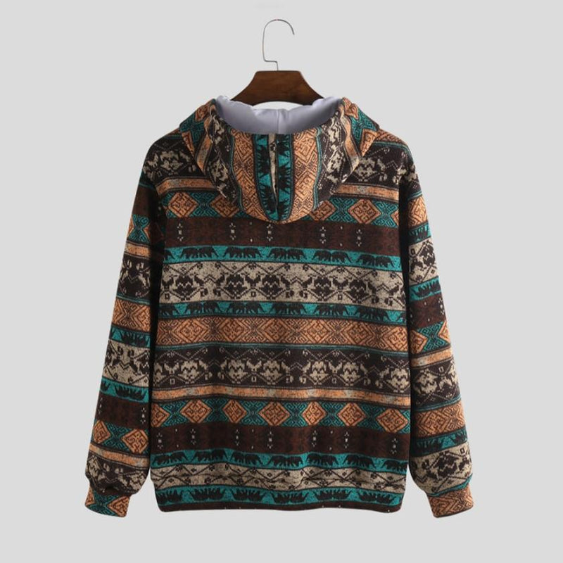 Ethnic Printed Hoodie