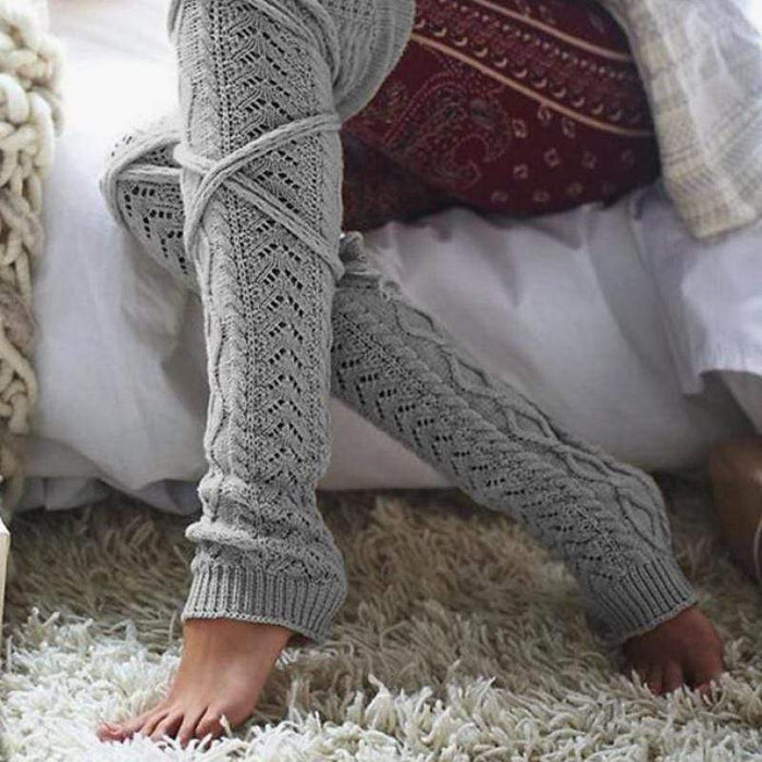 Long Knit Leg Warmers