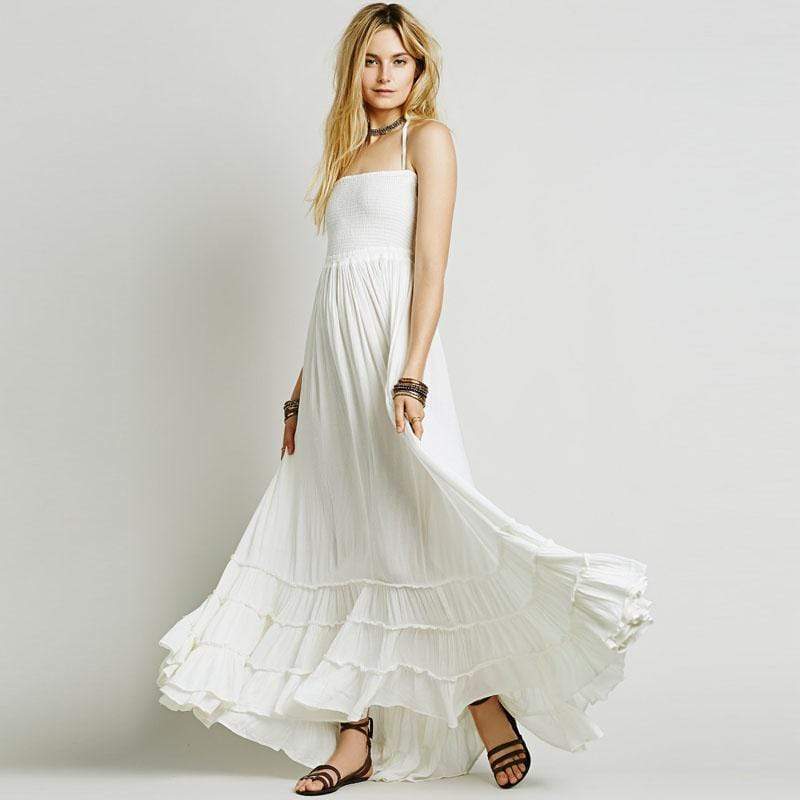 Backless Loose Halter Dress Agloryz Backless Loose Halter Dress Agloryz
